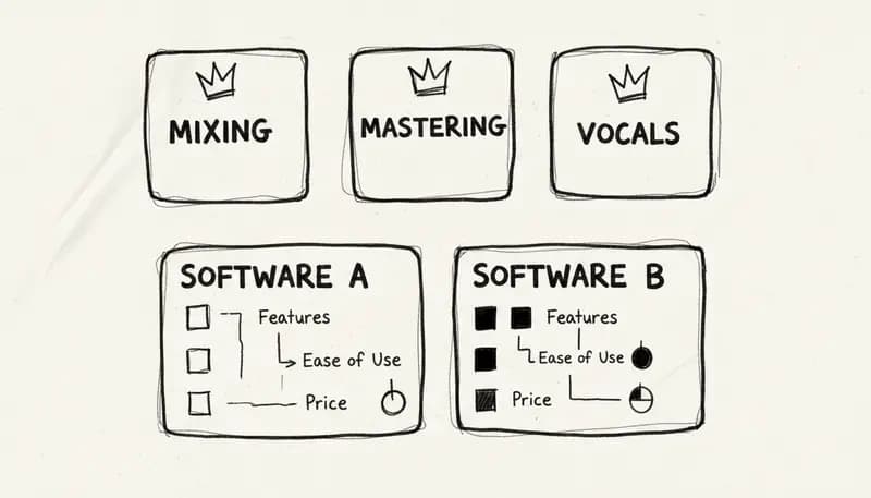 Category winners comparison chart