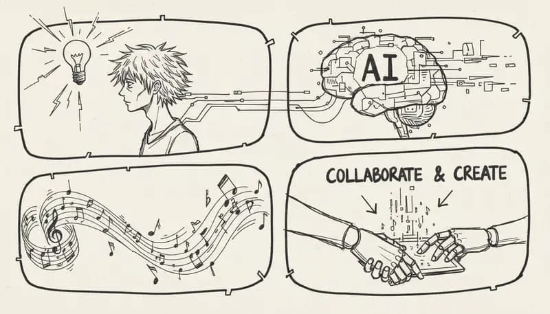 Human creativity enhancement workflow