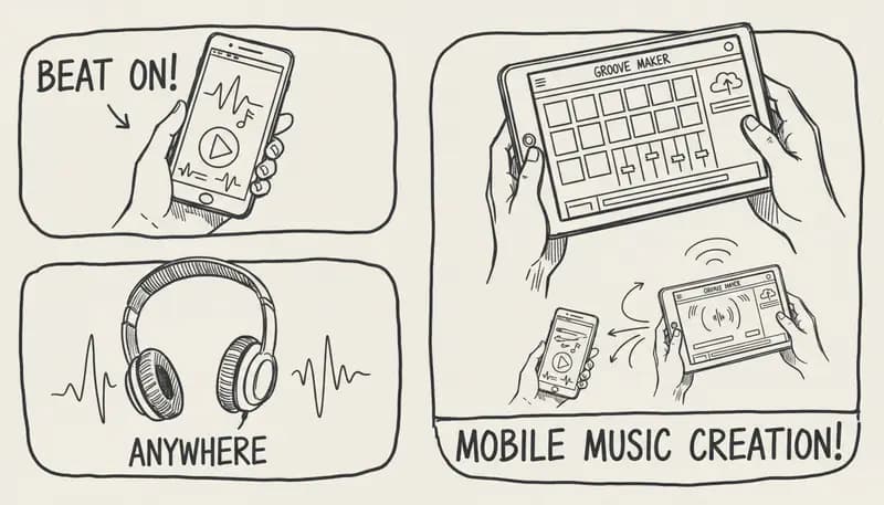 Mobile creation workflow comparison