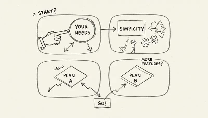 Decision flowchart for choosing the right Suno AI plan