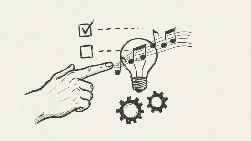 AI recommendation optimization tips - hand-drawn guide