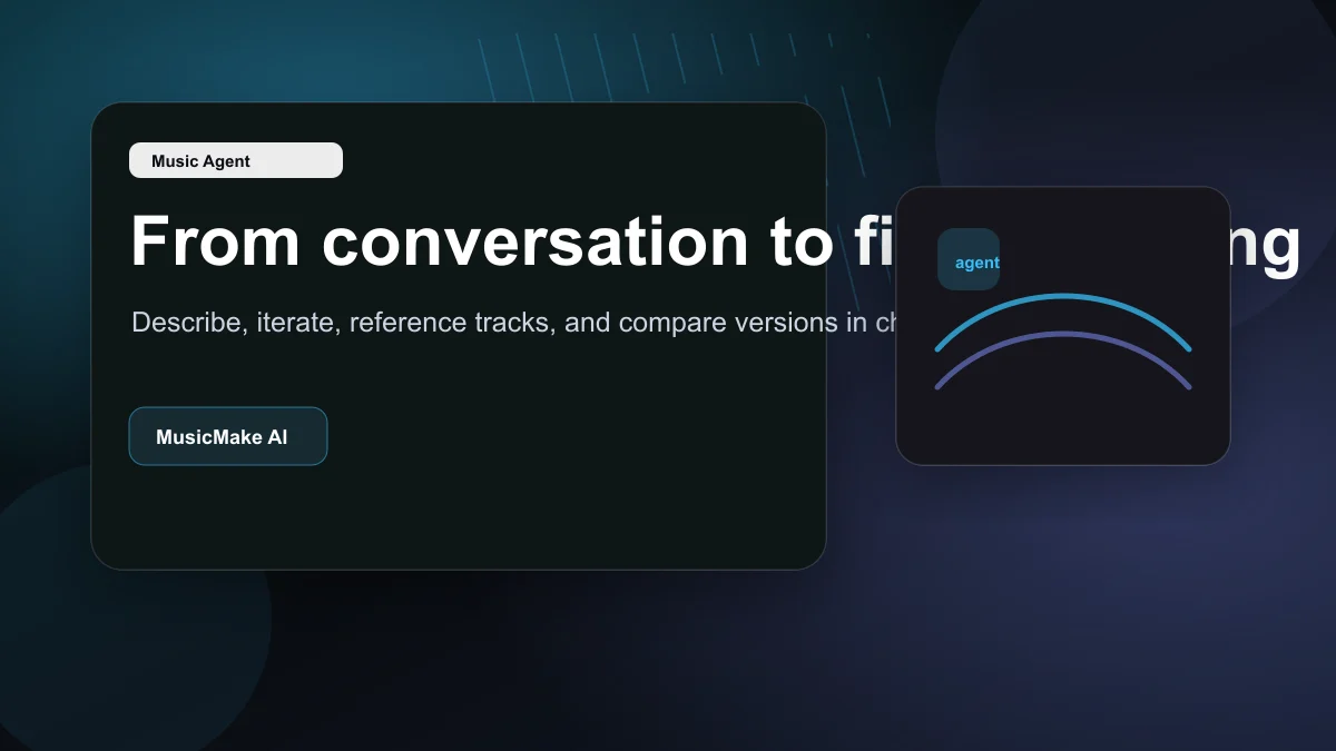 Music Agent — from conversation to finished song