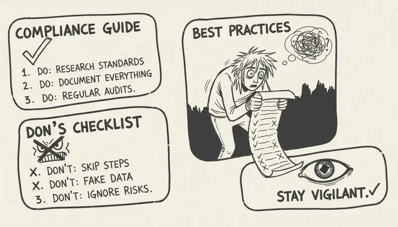 Best practices checklist visualization