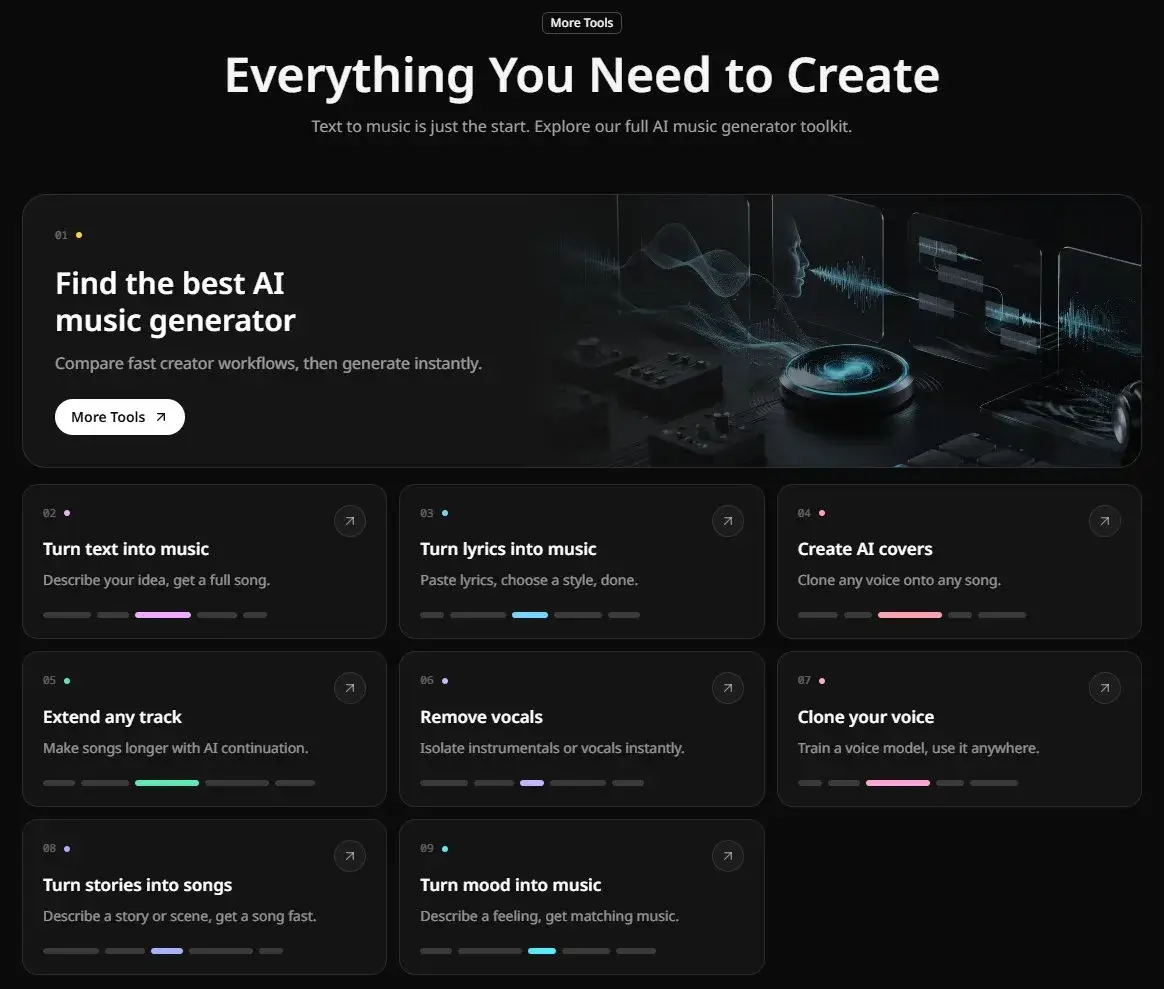 MusicMake.ai v2.0 UI comparison 06