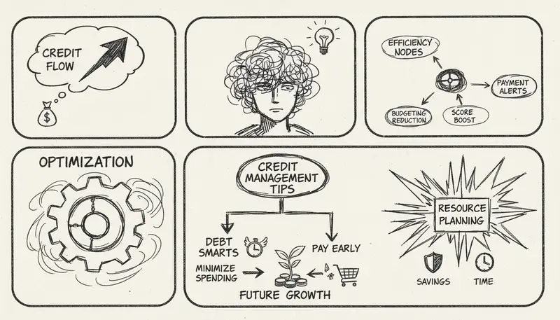 Credit management strategies visualization