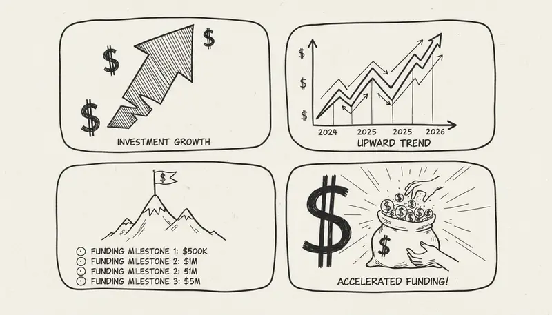 Funding trends chart 2024-2026