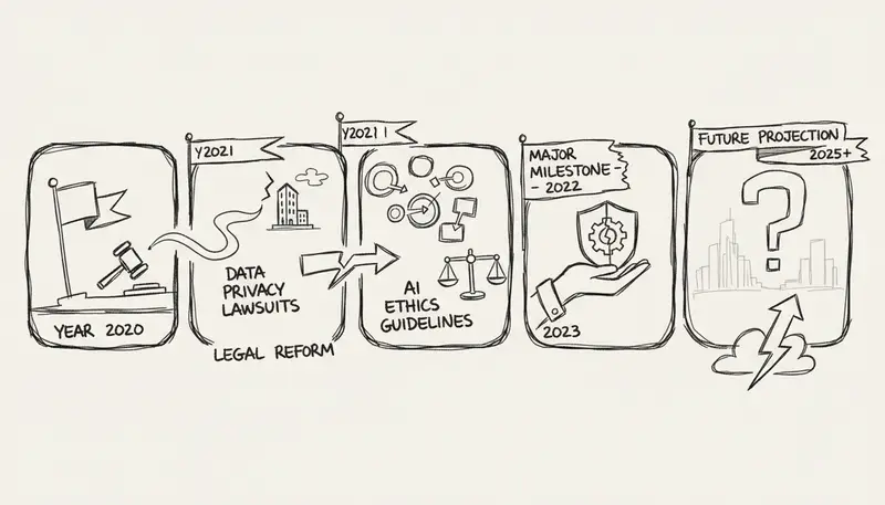Future timeline of expected legal developments