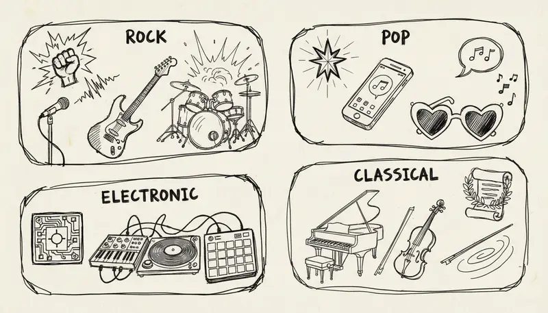 Genre-specific tool comparison chart