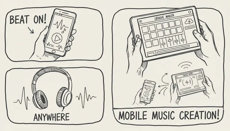 Mobile creation workflow comparison