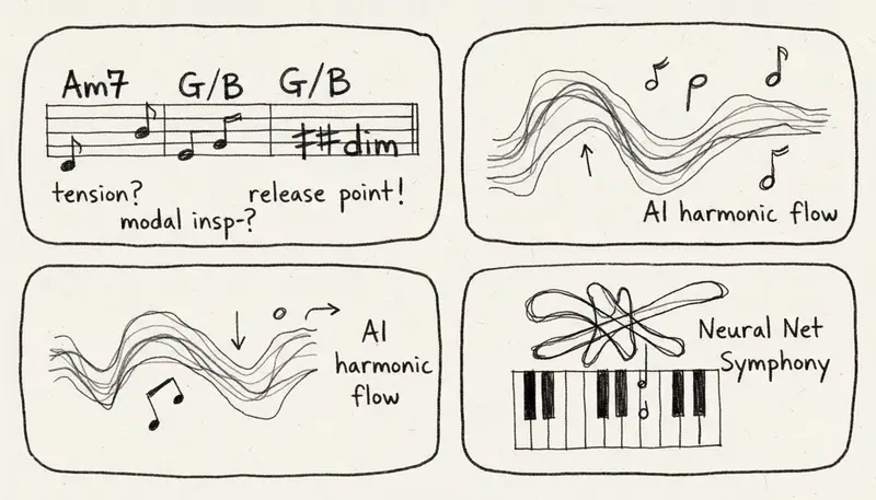 Music theory application in AI generation