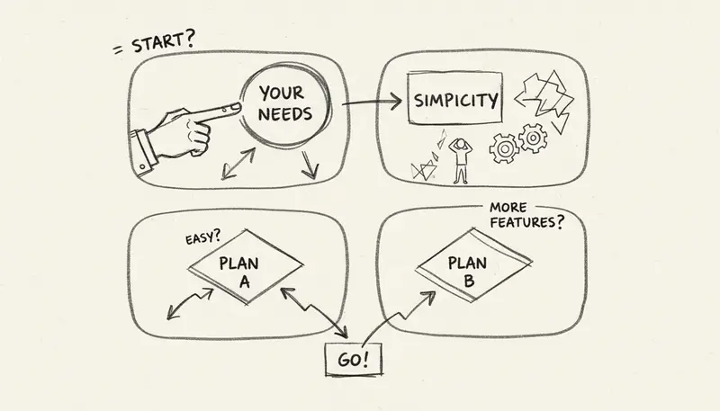 Decision flowchart for choosing the right Suno AI plan