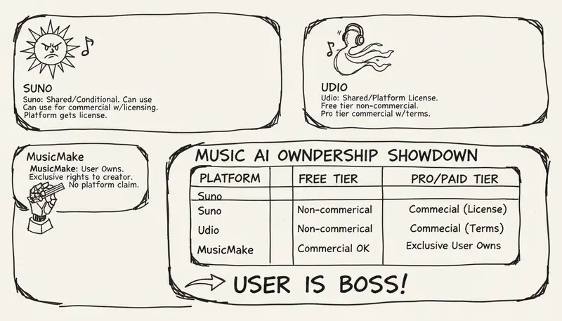 Platform ownership comparison chart