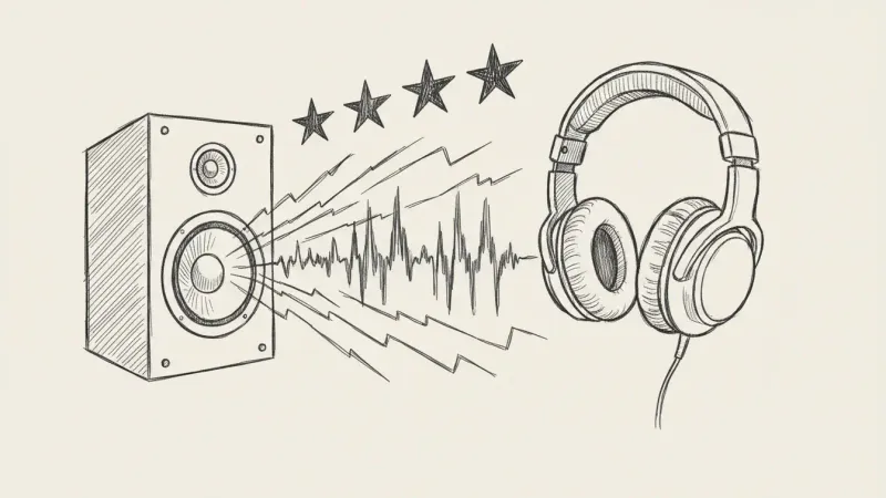 Udio interface concept - hand-drawn sketch