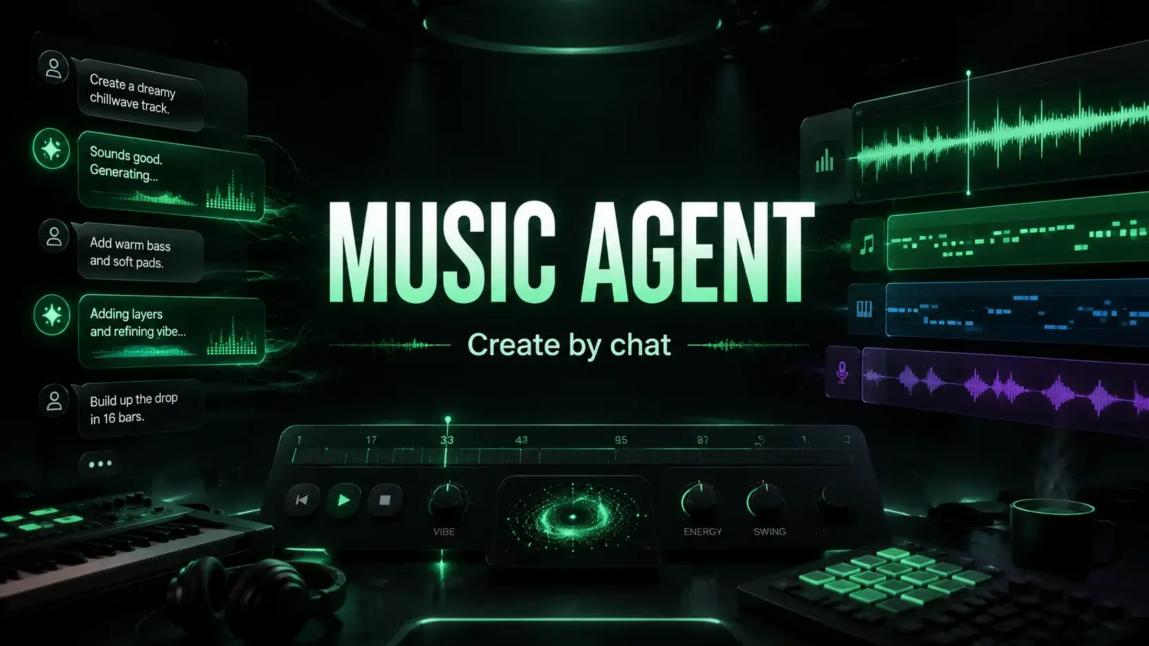 Music Agent — From conversation to finished track