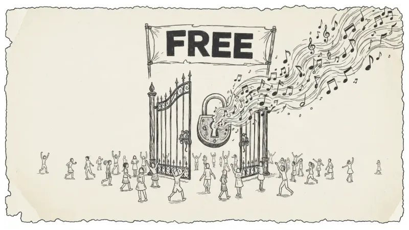 V5 model now free for all users — open access to better AI music