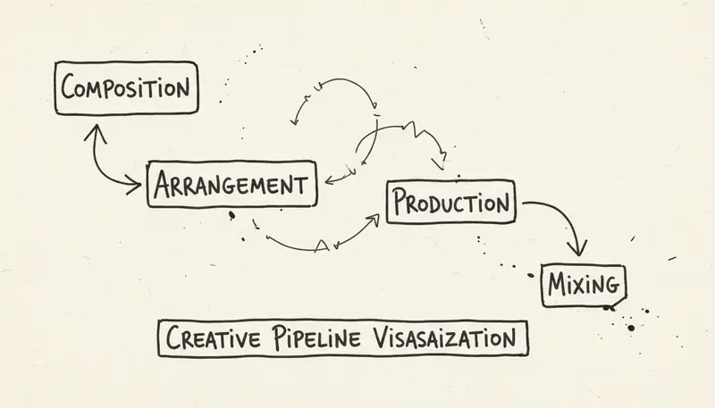 Workflow stages with recommended AI tools