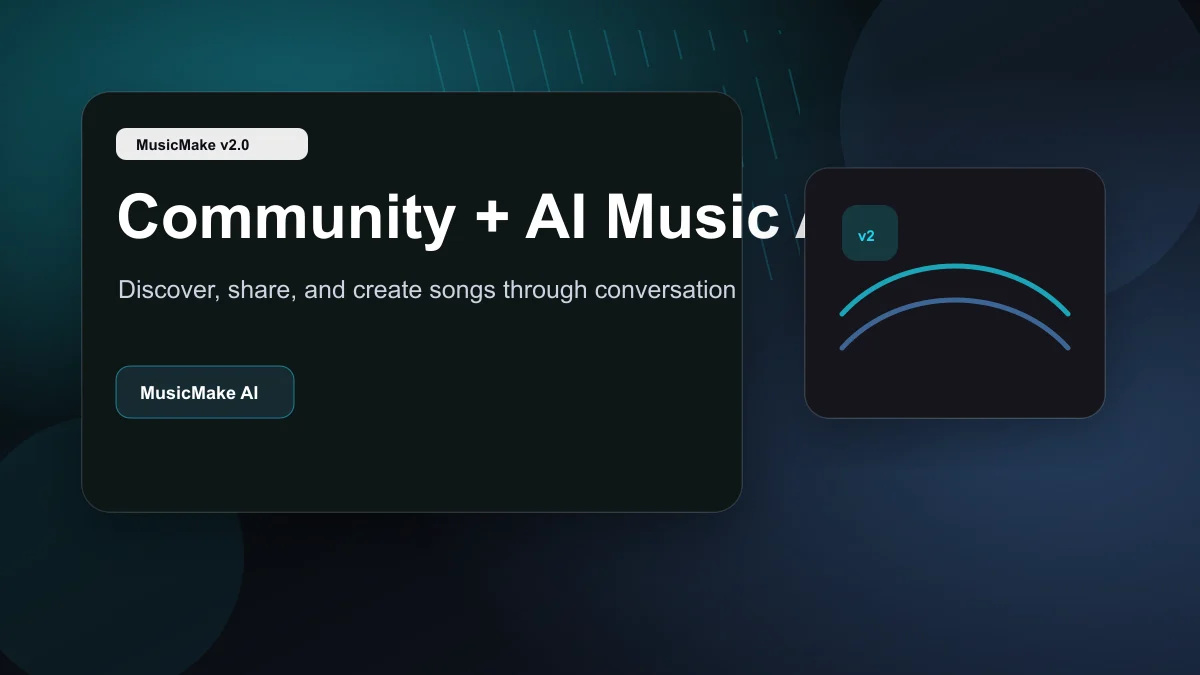 MusicMake v2.0: Community, Social, and a New AI Music Agent