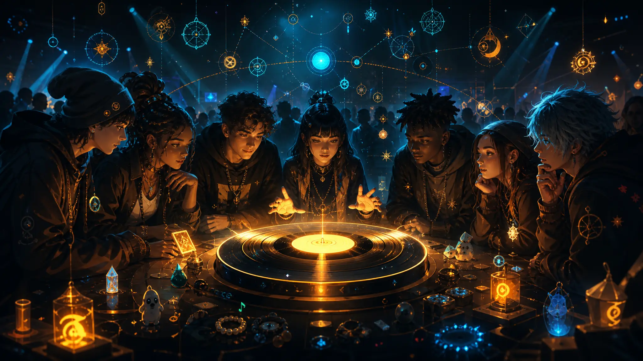 Atmospheric poster for the Fan Code Song template