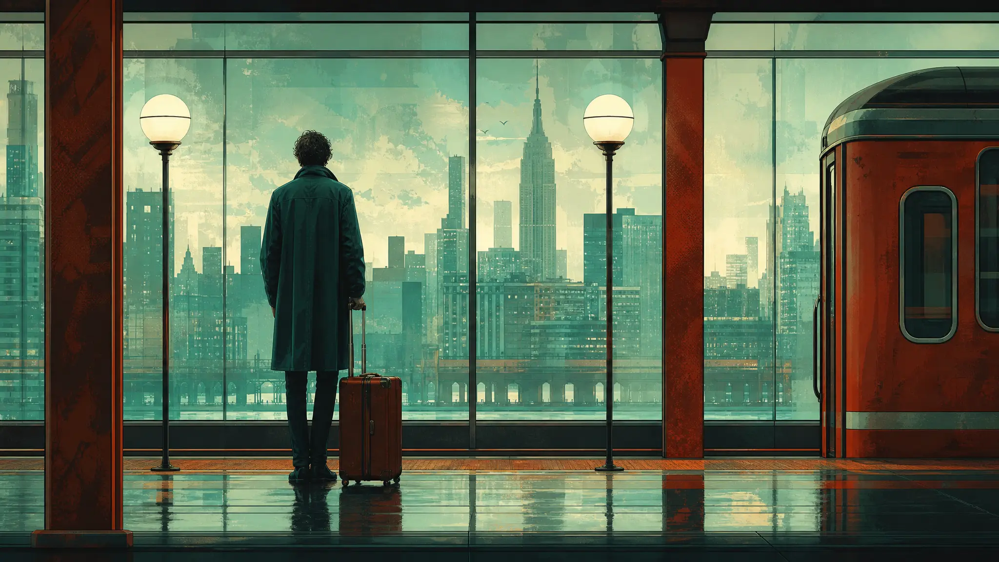 Atmospheric poster for the Escape This City template