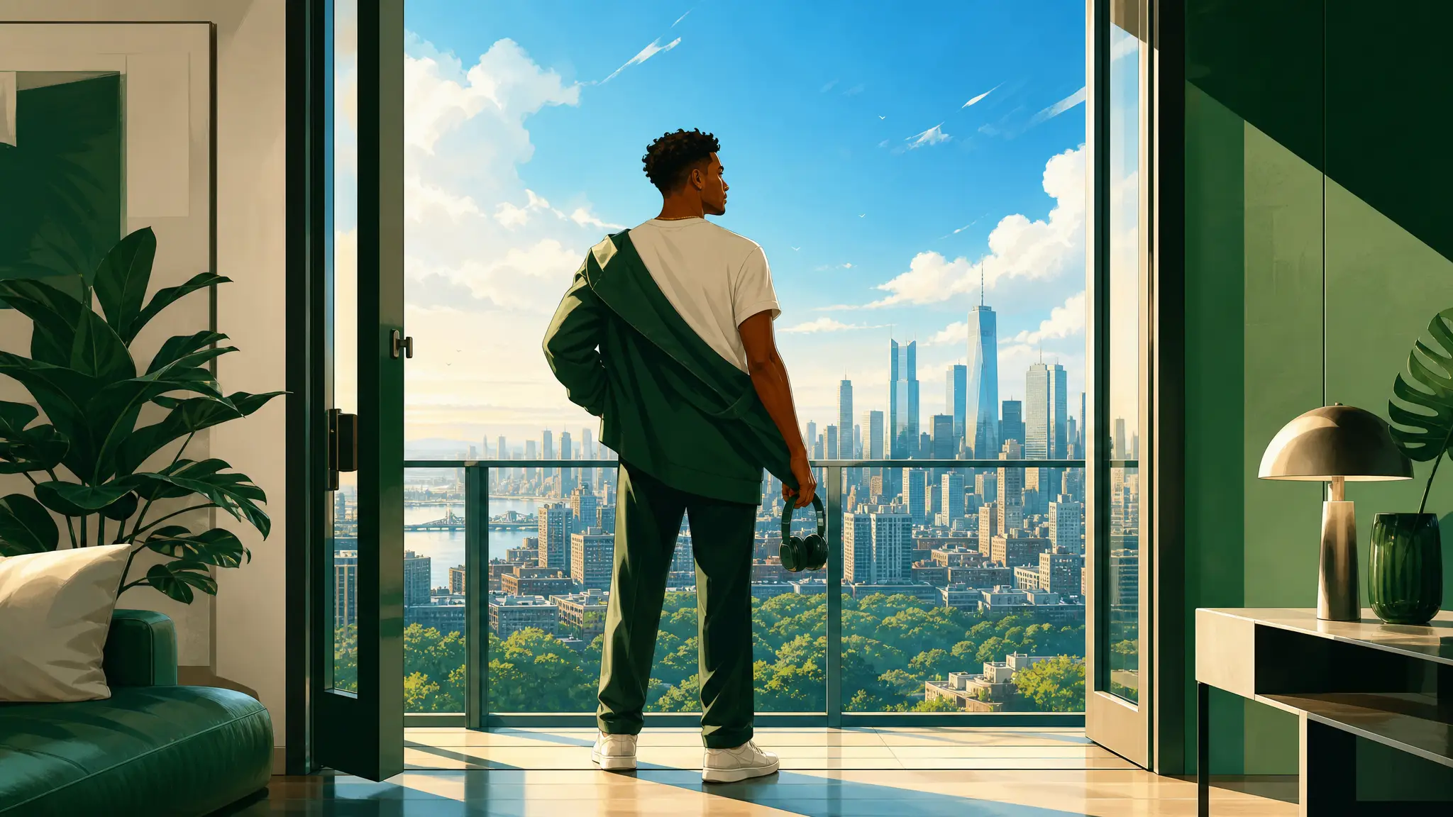 Atmospheric poster for the Your Life Theme Song template