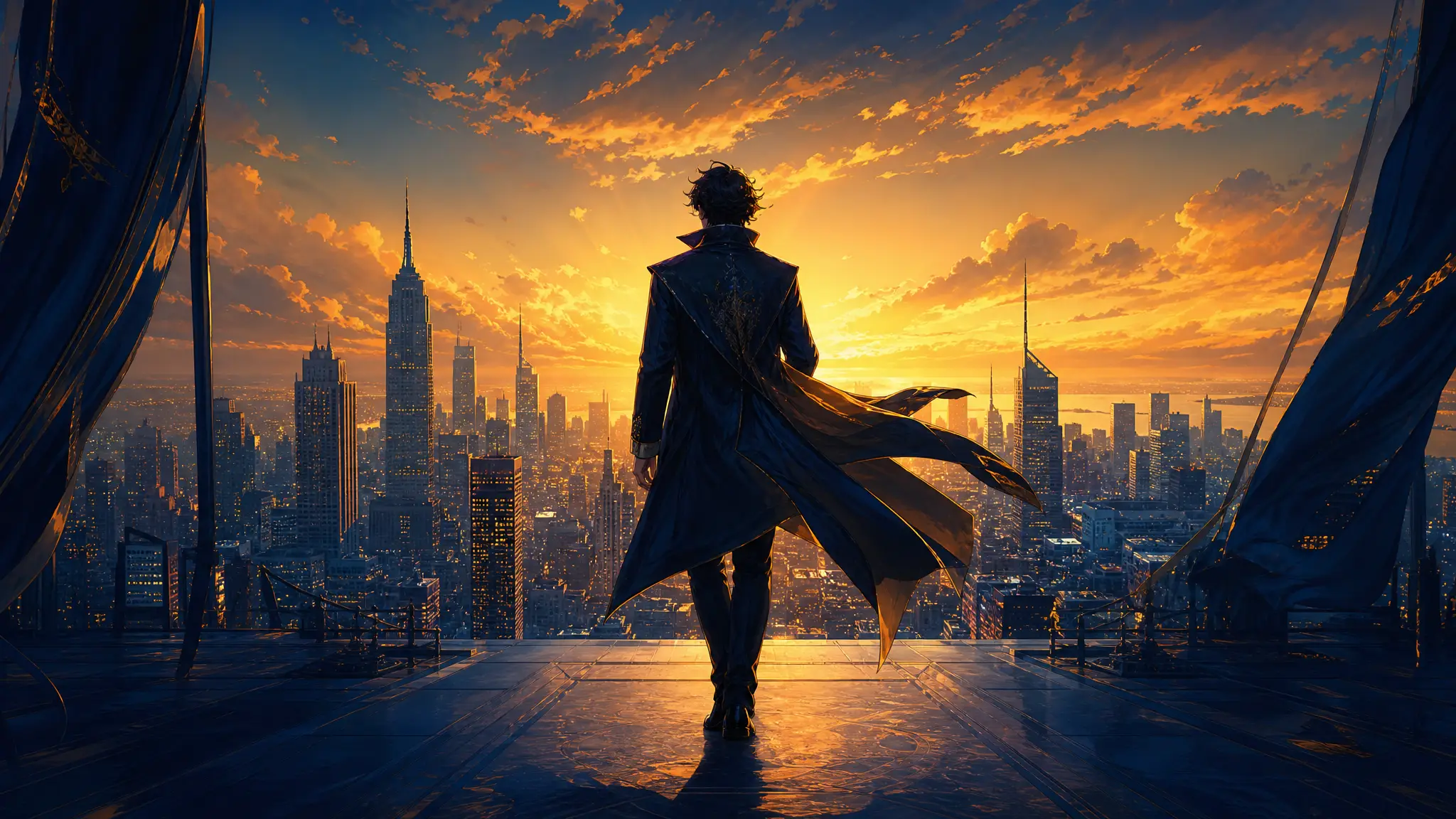 Atmospheric poster for the Your Life Theme Song template