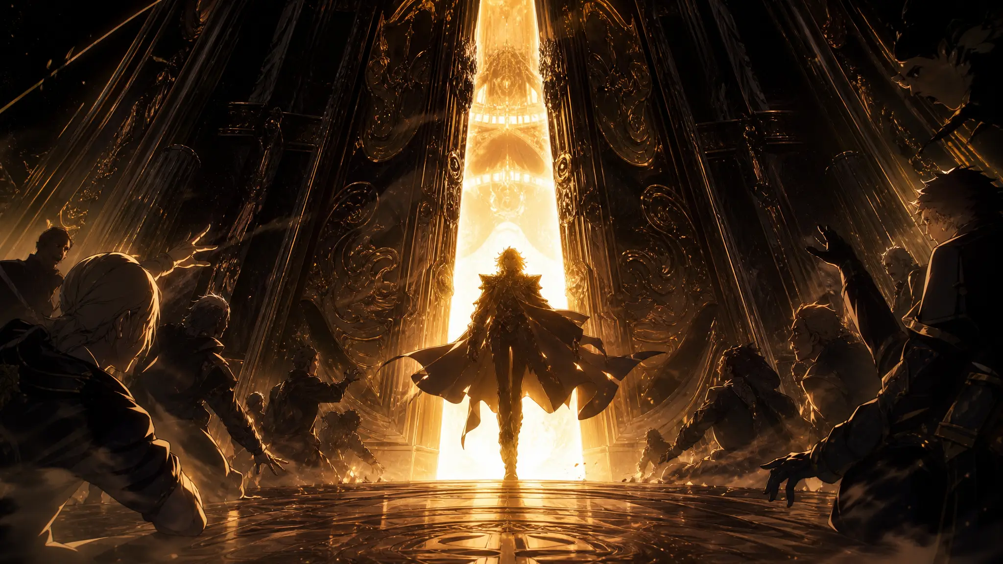 Atmospheric poster for the Main Character Entrance BGM template