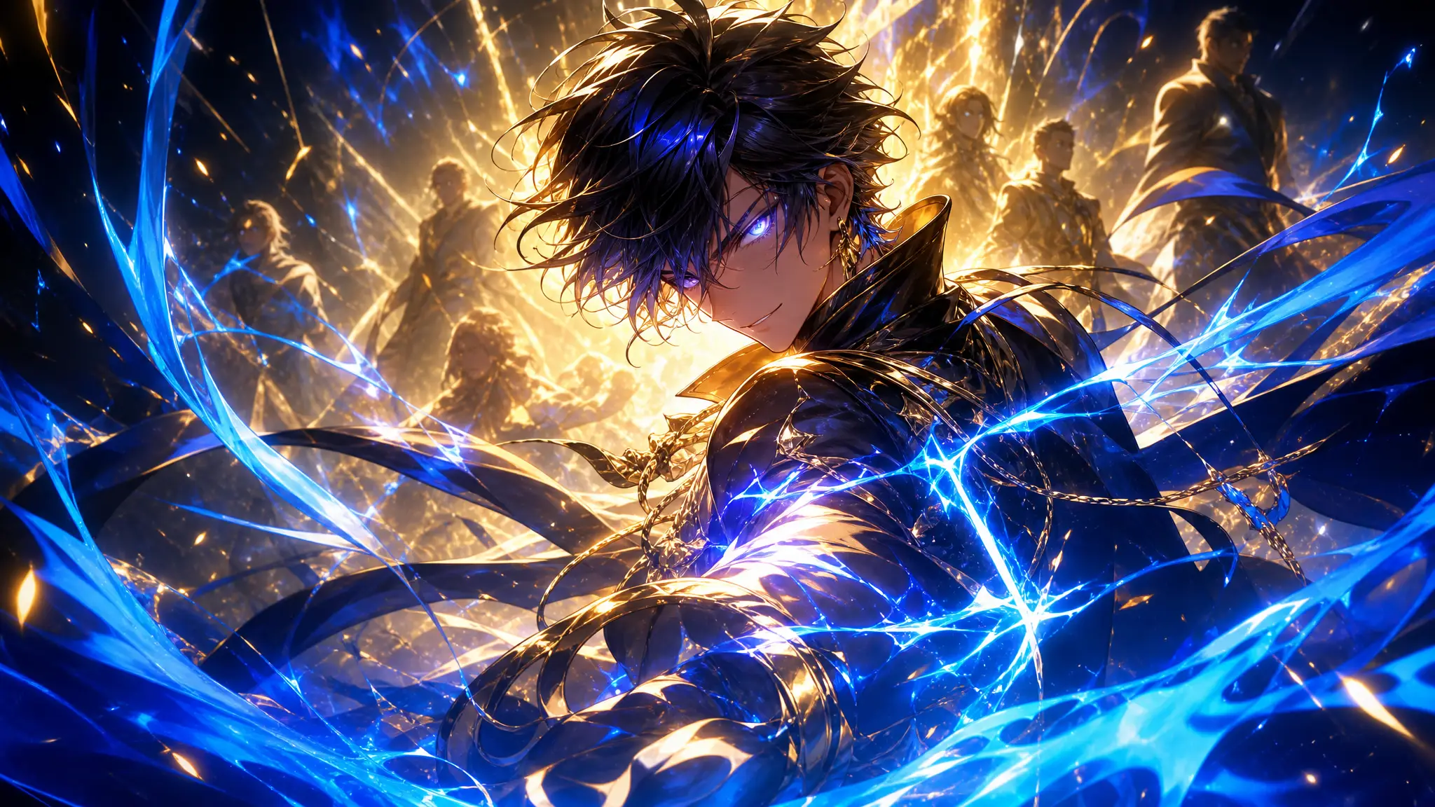 Atmospheric poster for the Main Character Entrance BGM template