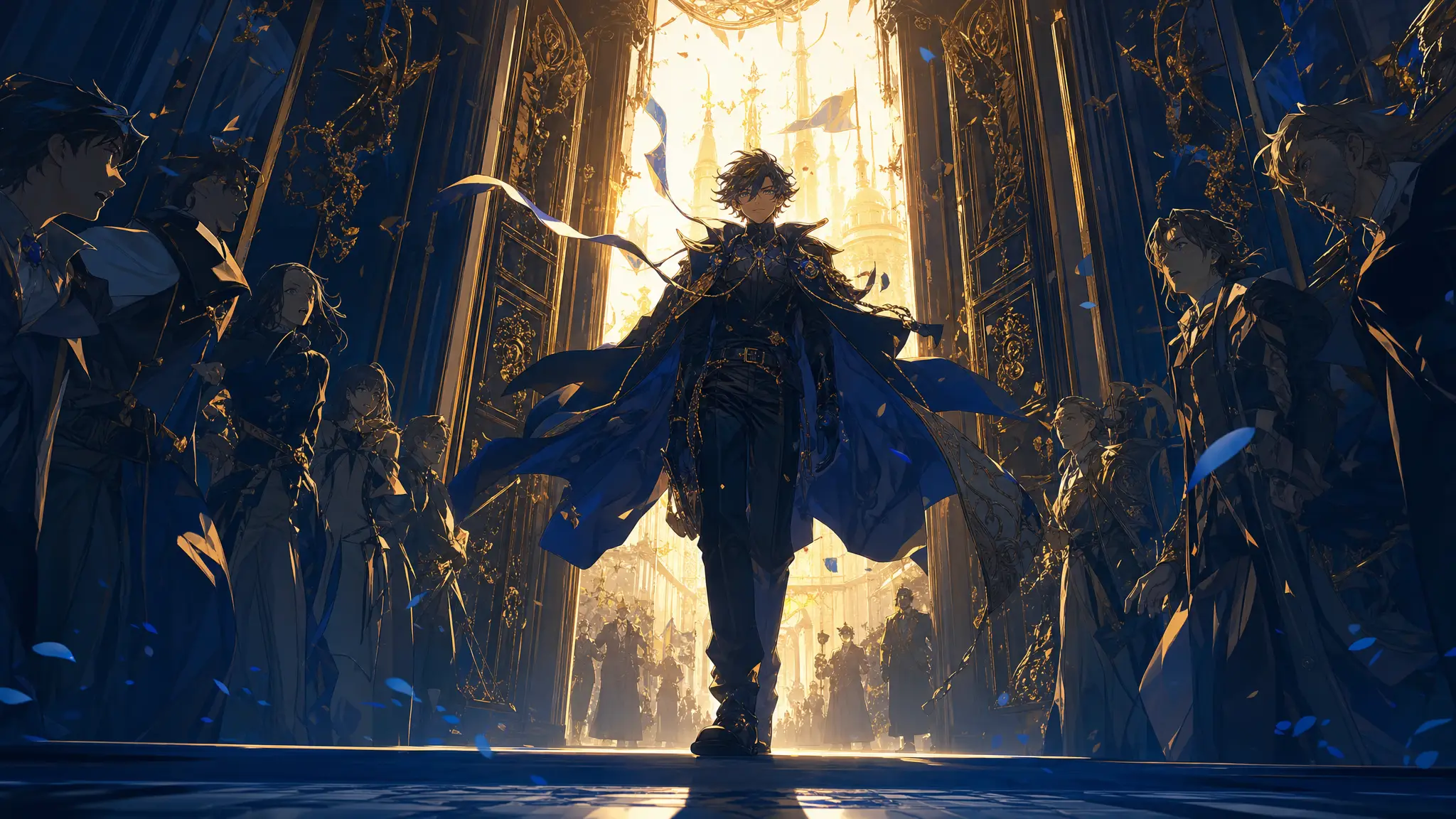 Atmospheric poster for the Main Character Entrance BGM template