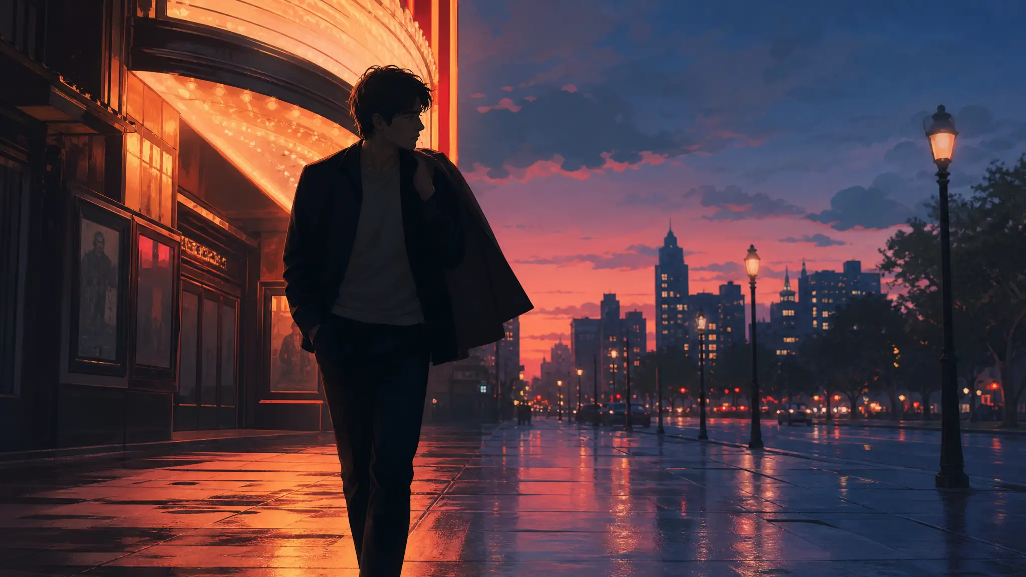 Atmospheric poster for the My Movie End Credits template