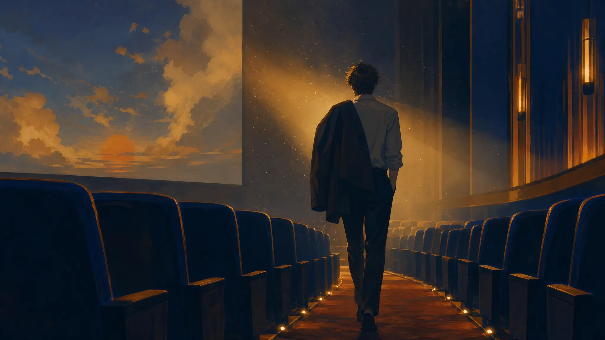 Atmospheric poster for the My Movie End Credits template