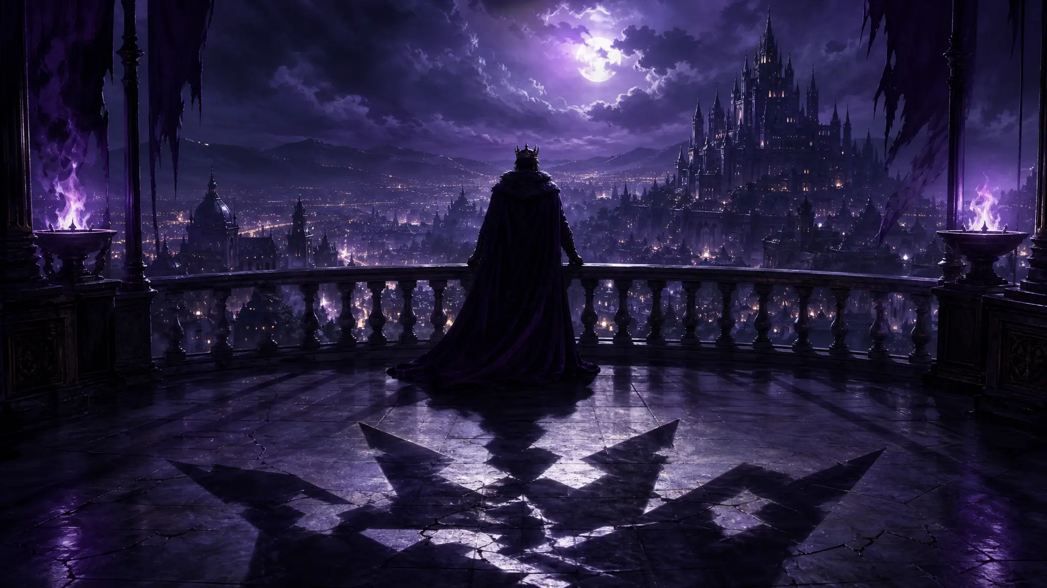 Atmospheric poster for the POV: You Are the Villain template